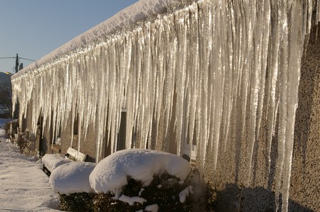 Winter scene in Ballater, Cairngorms National Park