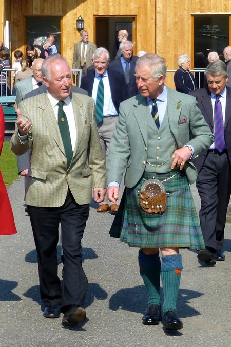 Visit by Prince Charles to Ballater Caravan Park